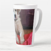 Happy Pup! カフェラテマグ (右アングル)