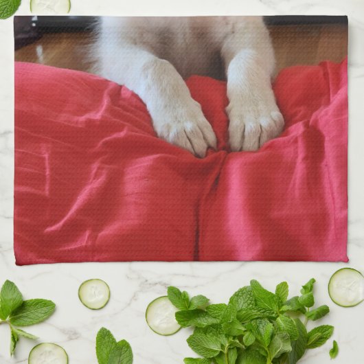 Happy Pup! Kitchen Towels キッチンタオル (折り畳み)