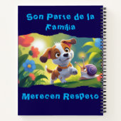 Happy Puppy/Cachorrito Felíz ノートブック (裏面)