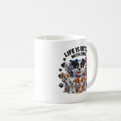 Happy Puppy Squad – かわいい犬好きコレクション コーヒーマグカップ (正面右)