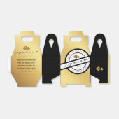 HAPPY PURIMスクリプトパーソナライズされたMishloach Manos フェイバーボックス (折り畳みなし)