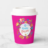 Happy Purim Basket Gifts, Decoration, Ornaments 紙コップ (裏面)