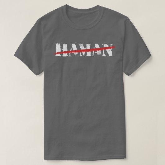 Happy Purim Costume Idea Not Today Haman Jewish Ho Tシャツ (デザイン正面)