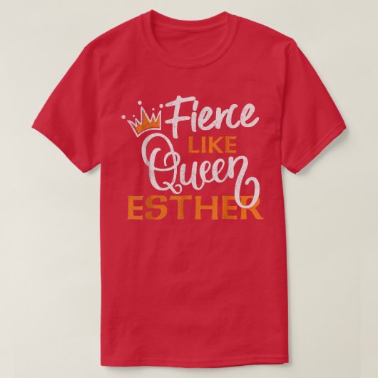 Happy Purim Costume Idea Queen Esther Hebrew Jewis Tシャツ (デザイン正面)
