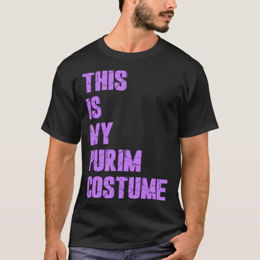 Happy Purim Hamantash This Is My Purim Costume Jew Tシャツ (正面)