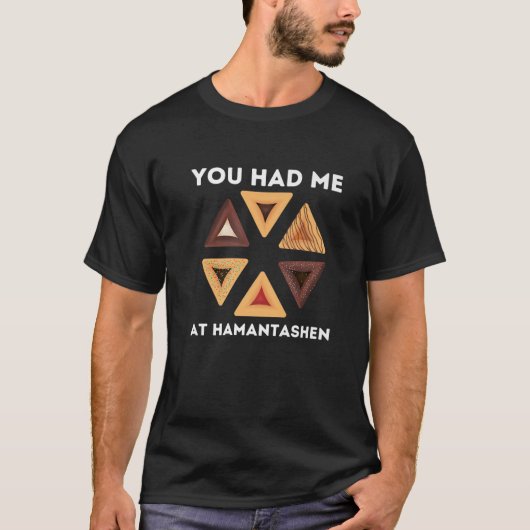 Happy Purim Party Costume Jewish You Had Me At Ham Tシャツ (正面)