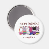 Happy Purride - LGBTQプライド マグネット (正面/裏面)
