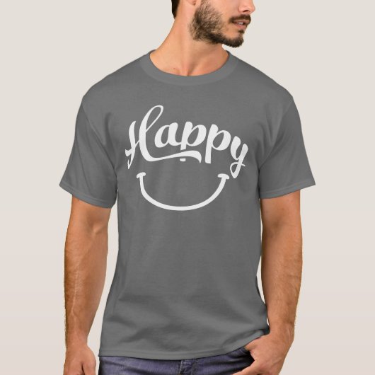happy quotes positive quote cute love positivity f tシャツ (正面)