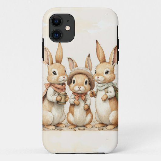 Happy Rabbits  Case-Mate iPhoneケース