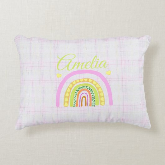 Happy Rainbow 'Now That You're In The World' アクセントクッション (正面)