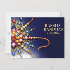 Happy Rakhi, Raksha Bandhan ポストカード