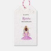 happy rakhi, rakshandhan,インディアンフェスティバル, ギフトタグ (正面)
