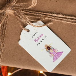 happy rakhi, rakshandhan,インディアンフェスティバル, ギフトタグ