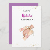 happy rakhi, rakshandhan,インディアンフェスティバル, シーズンカード (正面/裏面)