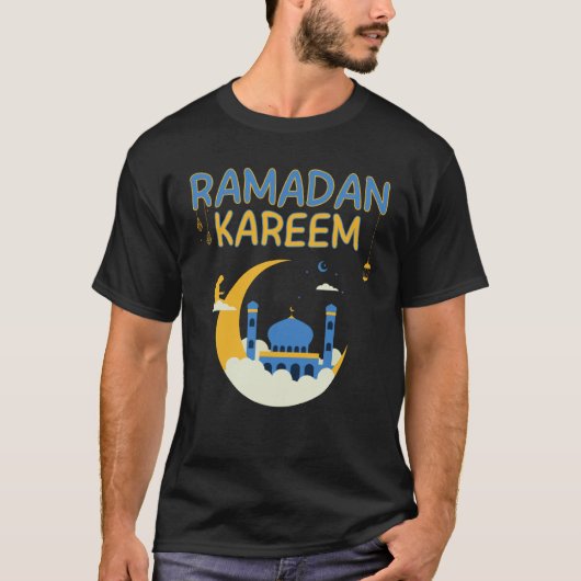 Happy Ramadan Kareem 2023 Muslim Islam Tシャツ (正面)