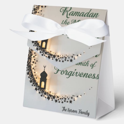 Happy Ramadan Kareem 2026 Favor Boxes フェイバーボックス (正面)