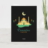 Happy Ramadan Kareem And Eid Mubarak 2026 カード (裏面)