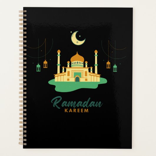 Happy Ramadan Kareem And Eid Mubarak 2026 プランナー手帳 (正面)