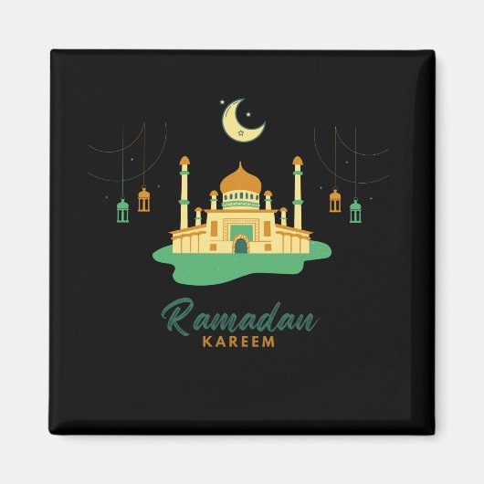 Happy Ramadan Kareem And Eid Mubarak 2026 マグネット (正面)