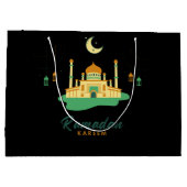Happy Ramadan Kareem And Eid Mubarak 2026 ラージペーパーバッグ (裏面)