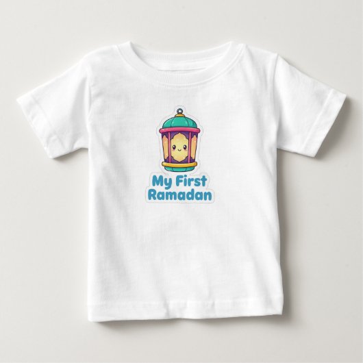 Happy Ramadan Lantern Kids T-Shirt ベビーTシャツ (正面)