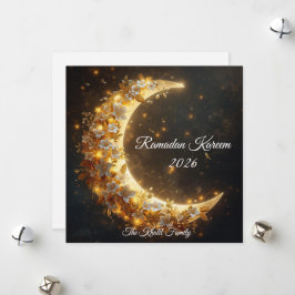 Happy Ramadan Mubarak Ramadan Kareem Hilal シーズンカード