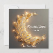 Happy Ramadan Mubarak Ramadan Kareem Hilal Muslim シーズンカード (正面)