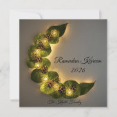 Happy Ramadan Mubarak Ramadan Kareem Muslim シーズンカード (正面)