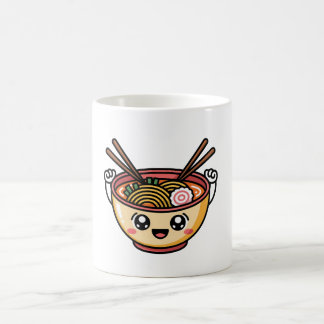 Happy Ramen Buddy Cute Food Character Sticker コーヒーマグカップ
