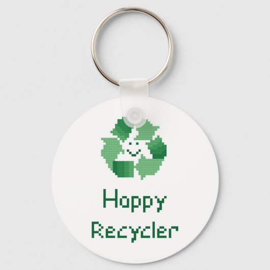 Happy Recycler Keychain キーホルダー (正面)