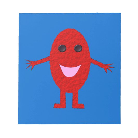 Happy Red Grapeメモ帳 ノートパッド (正面)