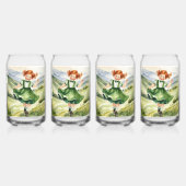 Happy Red headed girl Drinkware Set ガラス缶 (裏面)