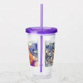 Happy Reindeer – クリスマス アクリルタンブラー (右)