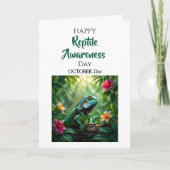 Happy Reptile Awareness Day | October 21st Card カード (正面)
