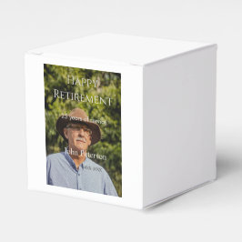 happy retiment photo name year of service フェイバーボックス