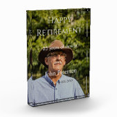 happy retiment photo name year of service フォトブロック (左)