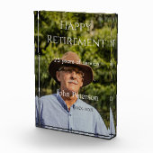 happy retiment photo name year of service フォトブロック (右)