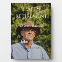 happy retiment photo name year of service