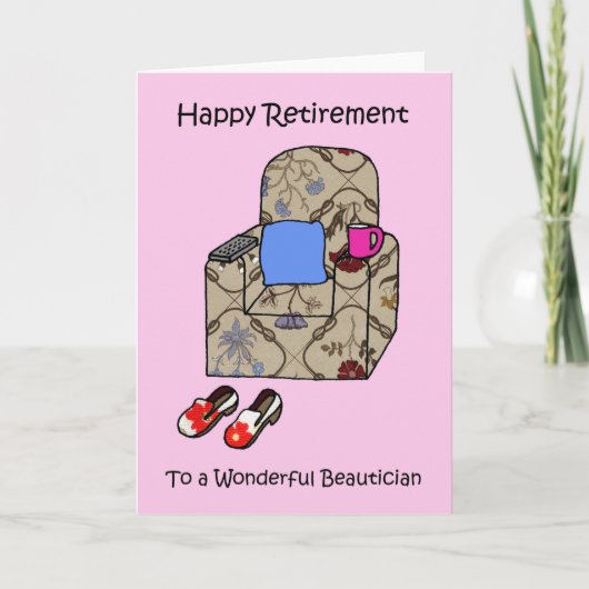 Happy Retiment to Beautician カード (正面)