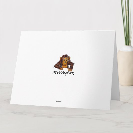 Happy Retirementおもしろい顔 カード (裏面)