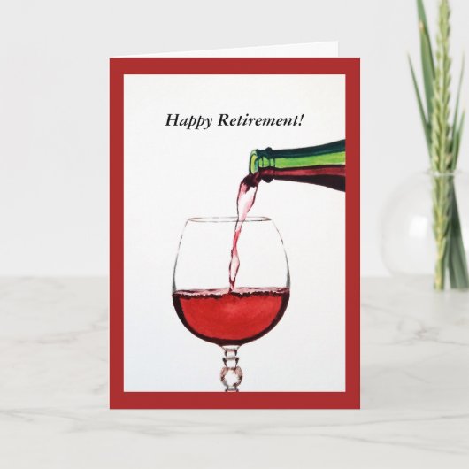 Happy Retirementカード カード (正面)