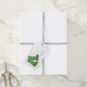 Happy Retirementグリーンガーデニングウェルブーツ ギフトタグ (より糸付き)