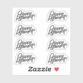 Happy Retirementスタンプ シール