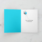 Happy Retirementノート紙クリップ カード (内部)