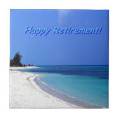Happy Retirement – 青空，青海 タイル (正面)