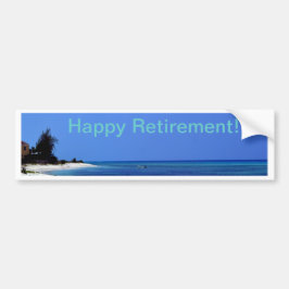 Happy Retirement – 青空，青海 バンパーステッカー