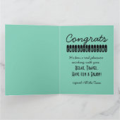 Happy Retirement 1 It's Time Big Greeting Card カード (内部)