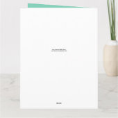 Happy Retirement 1 It's Time Big Greeting Card カード (裏面)