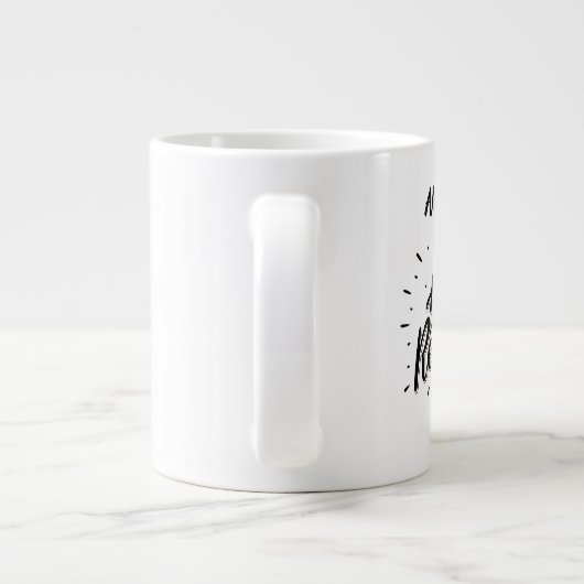 Happy Retirement 2023 -パーソナライズされたギフト –  ジャンボコーヒーマグカップ (裏面)