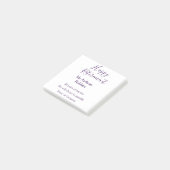 Happy retirement add name 退職した of service ポストイット (アングル)